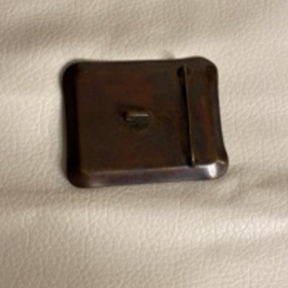 Brown Boat Design Belt Buckle 2"x2.5" Vintage-Style Western Accessory - Picture 5 of 5